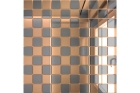 Зеркальная плитка-мозаика квадратная (с чипом)