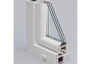 Пластиковое одностворчатое окно Rehau Brillant-Design