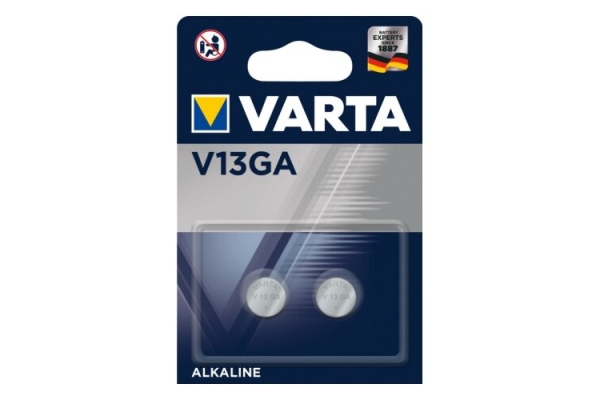 Элемент питания таблетка V13GA LR44/AG13 алкалиновый бл/2шт. VARTA